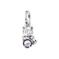Theodore Bear Punk Band Dangle Charm