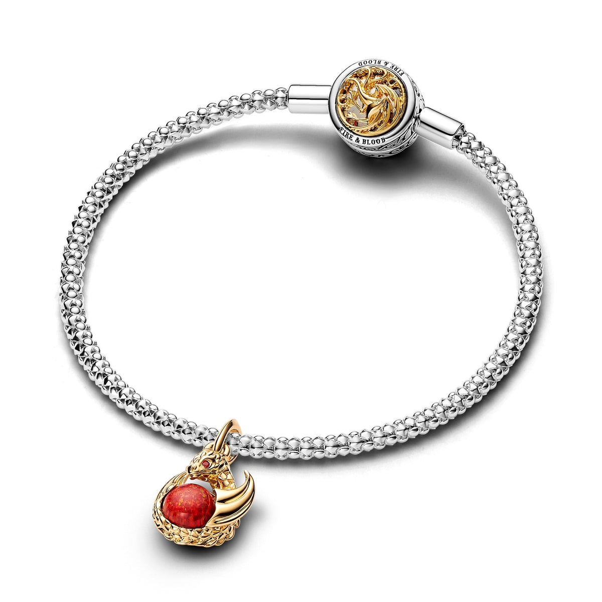 Game of Thrones Dragon Fire Dangle Charm