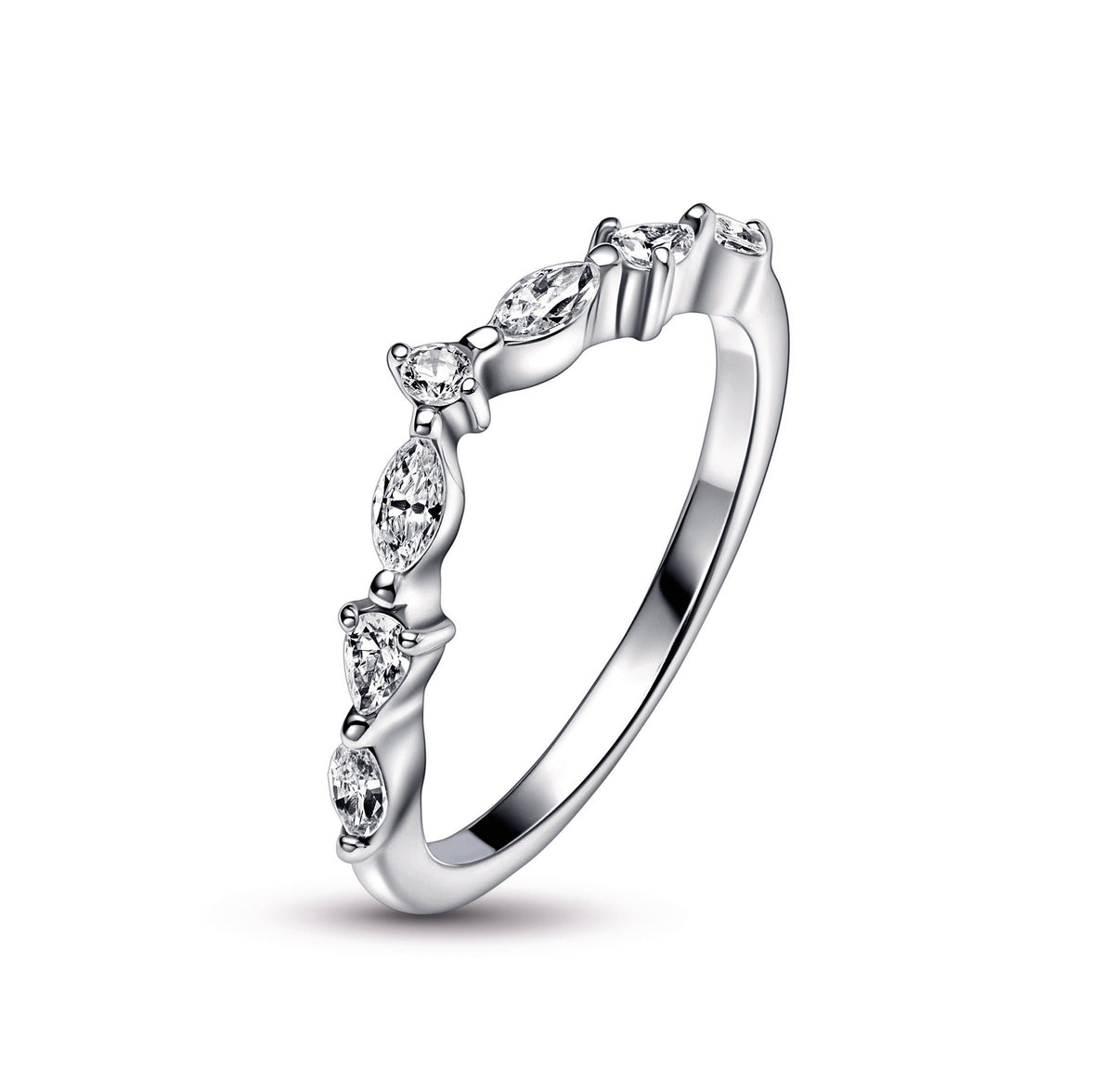Pandora Timeless Wish Sparkling Alternating Ring
