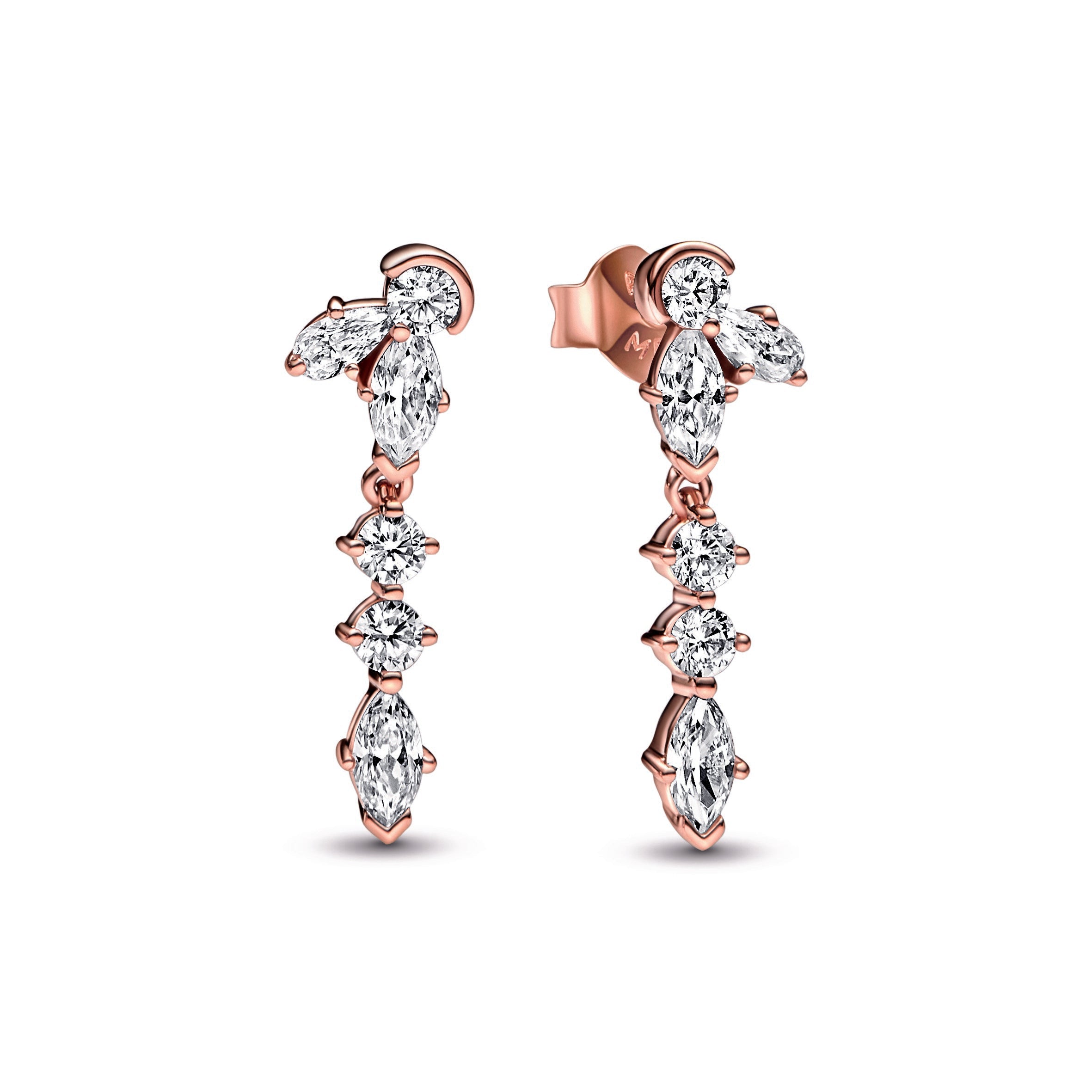 Sparkling Herbarium Cluster Drop Earrings