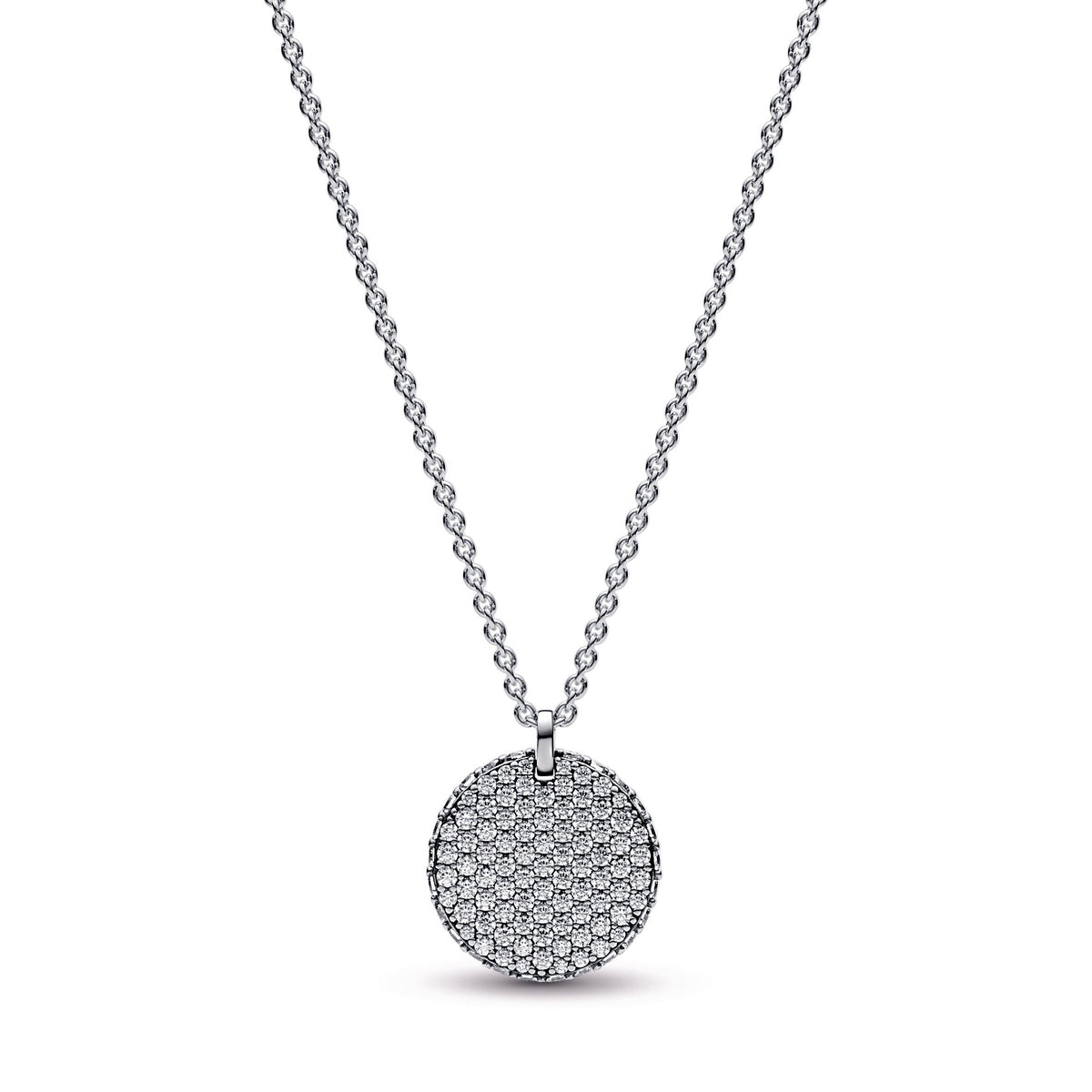 Pandora Timeless Pavé Round Pendant Necklace
