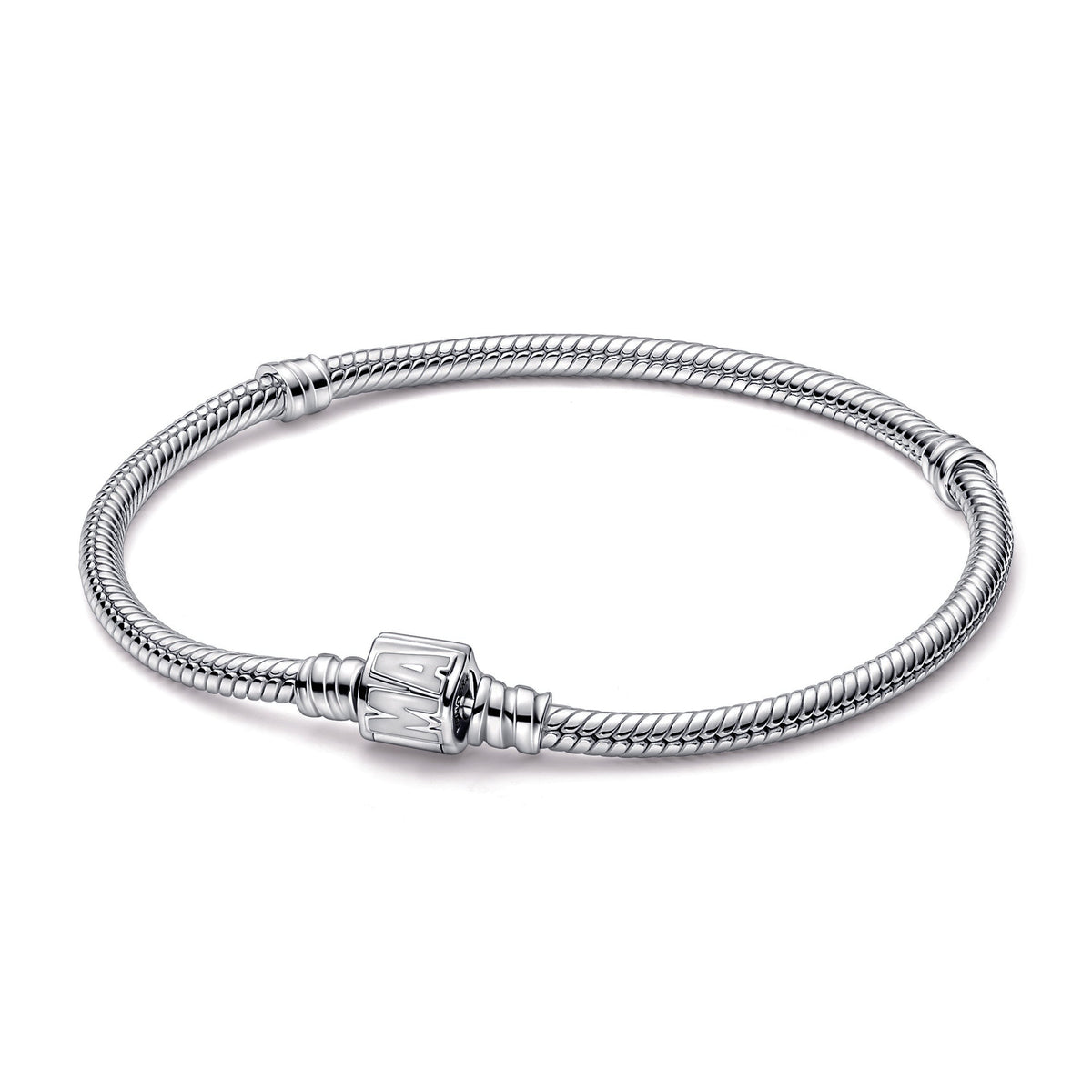Pandora Moments Marvel Logo Clasp Snake Chain Bracelet