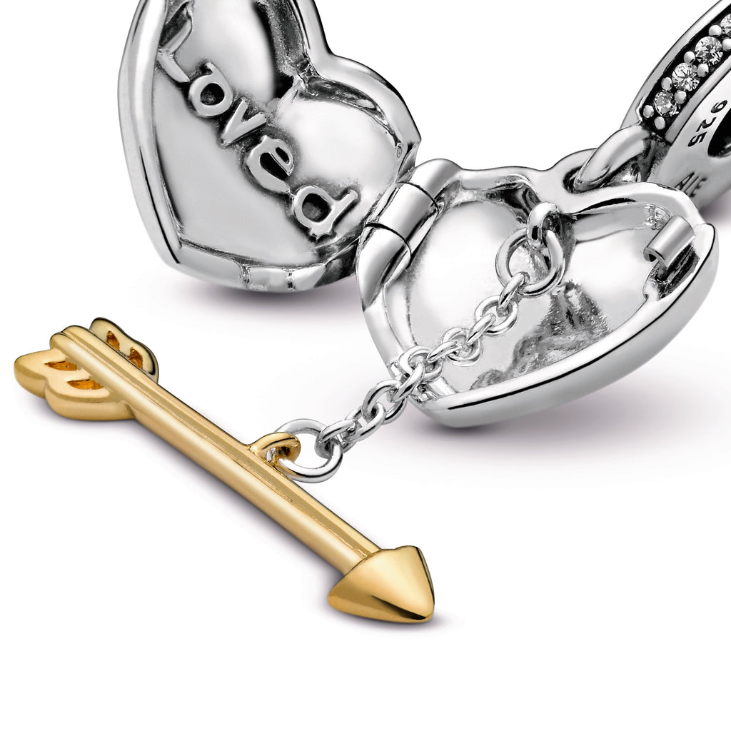 Loved Heart & Arrow Dangle Charm