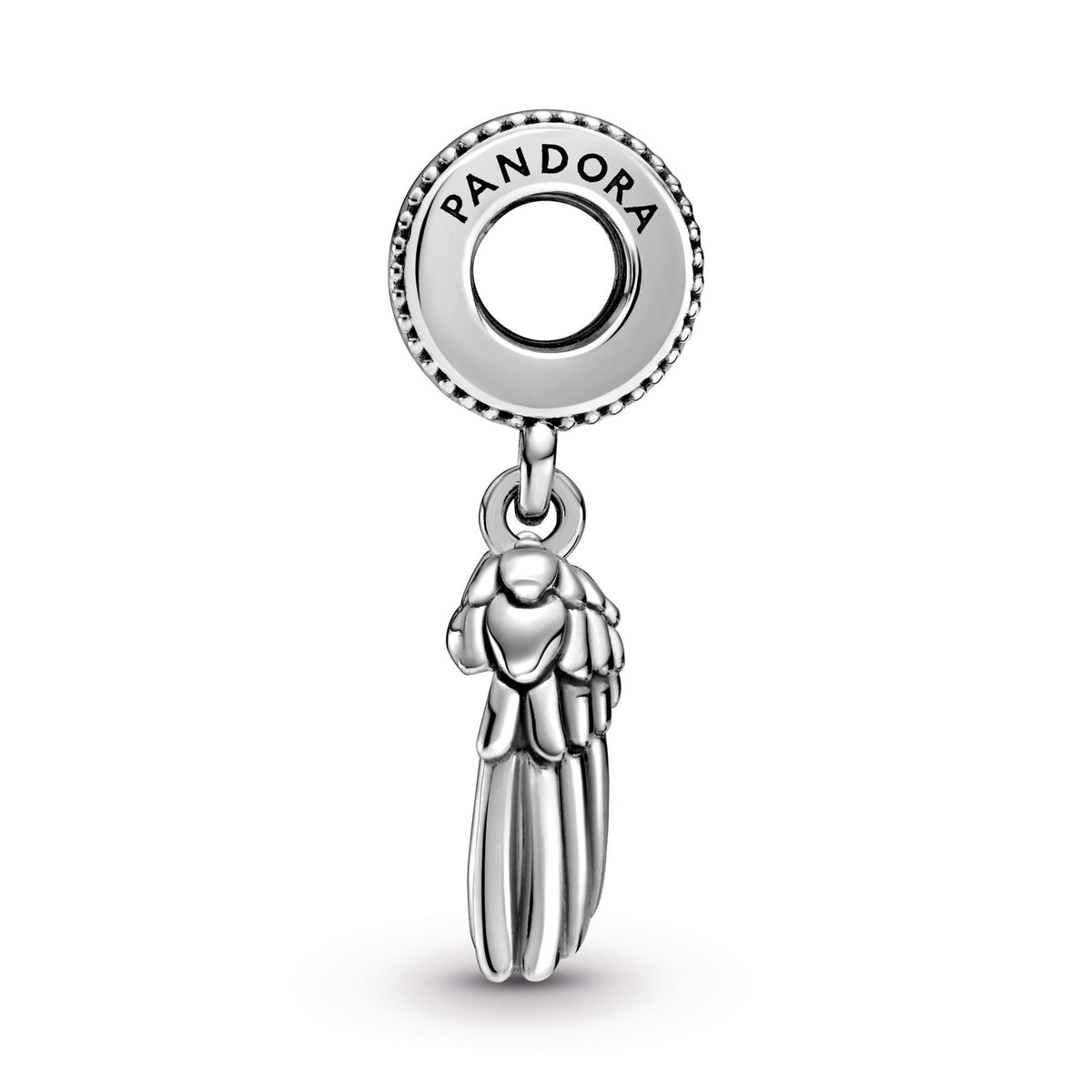 Pandora Club 2021 Angel Wings & Heart Dangle Charm