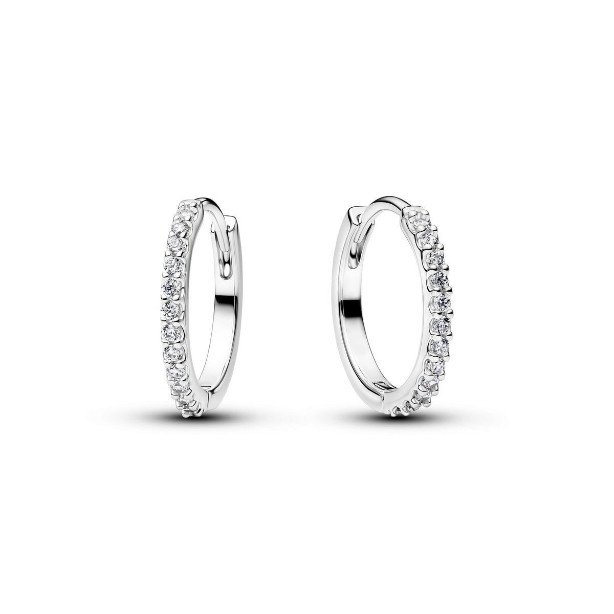 Sparkling Mini Hoop Earrings