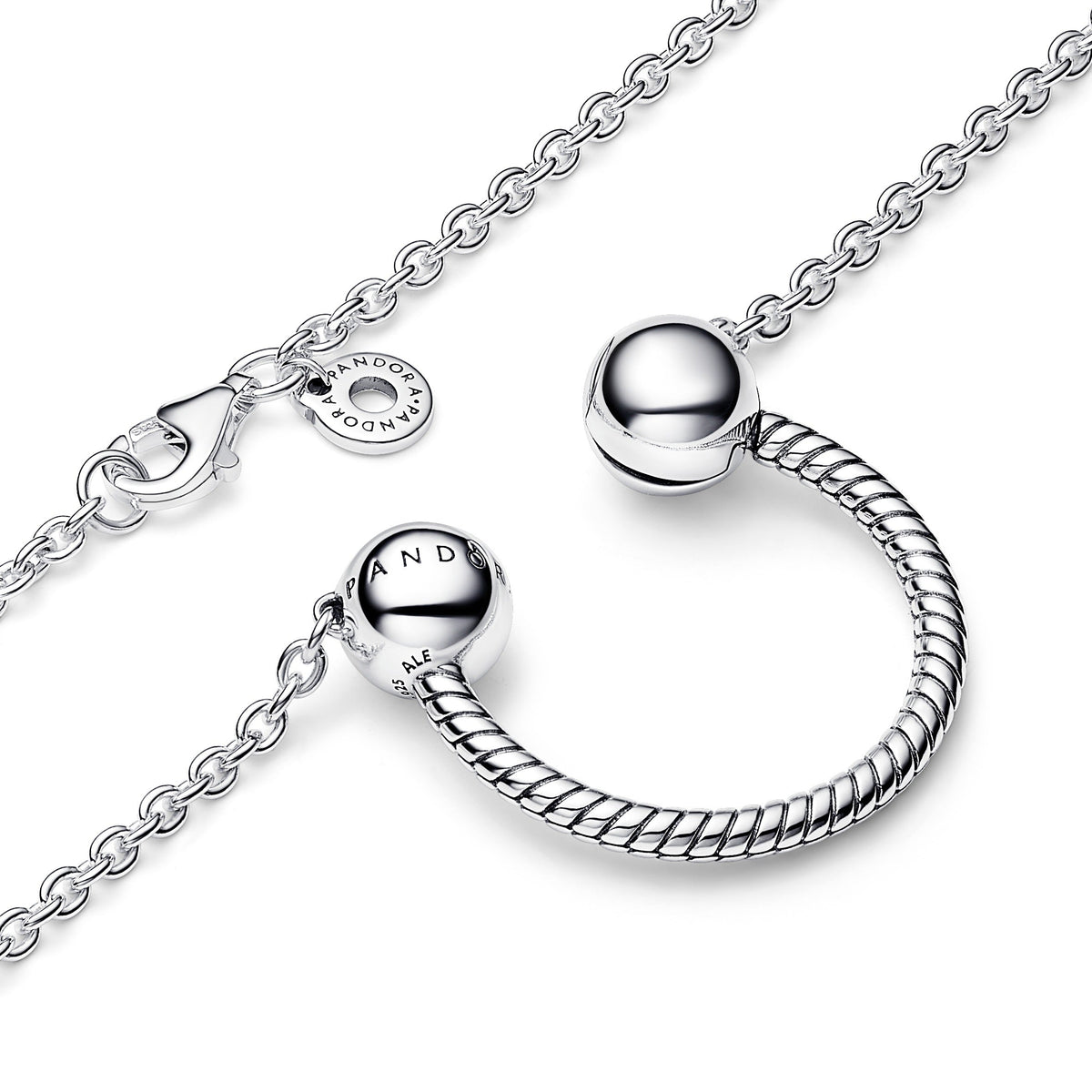 Pandora Moments U-shape Charm Pendant Necklace