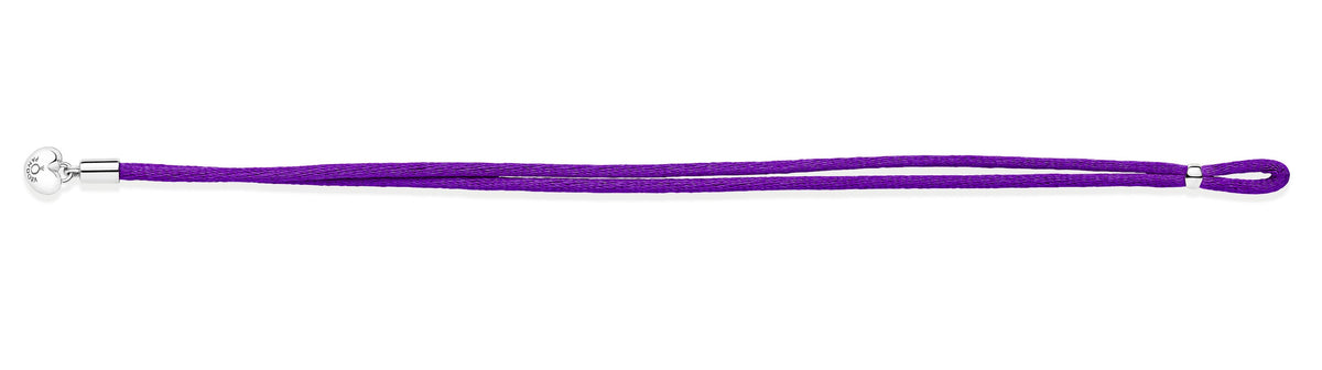 Pandora Moments Fabric Cord Bracelet, Purple