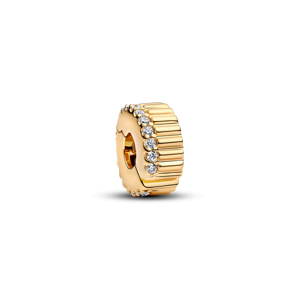 Ribbed Clip Charm