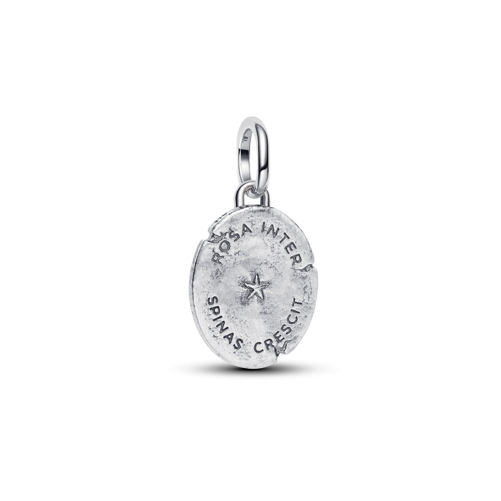 Rose Medallion Charm