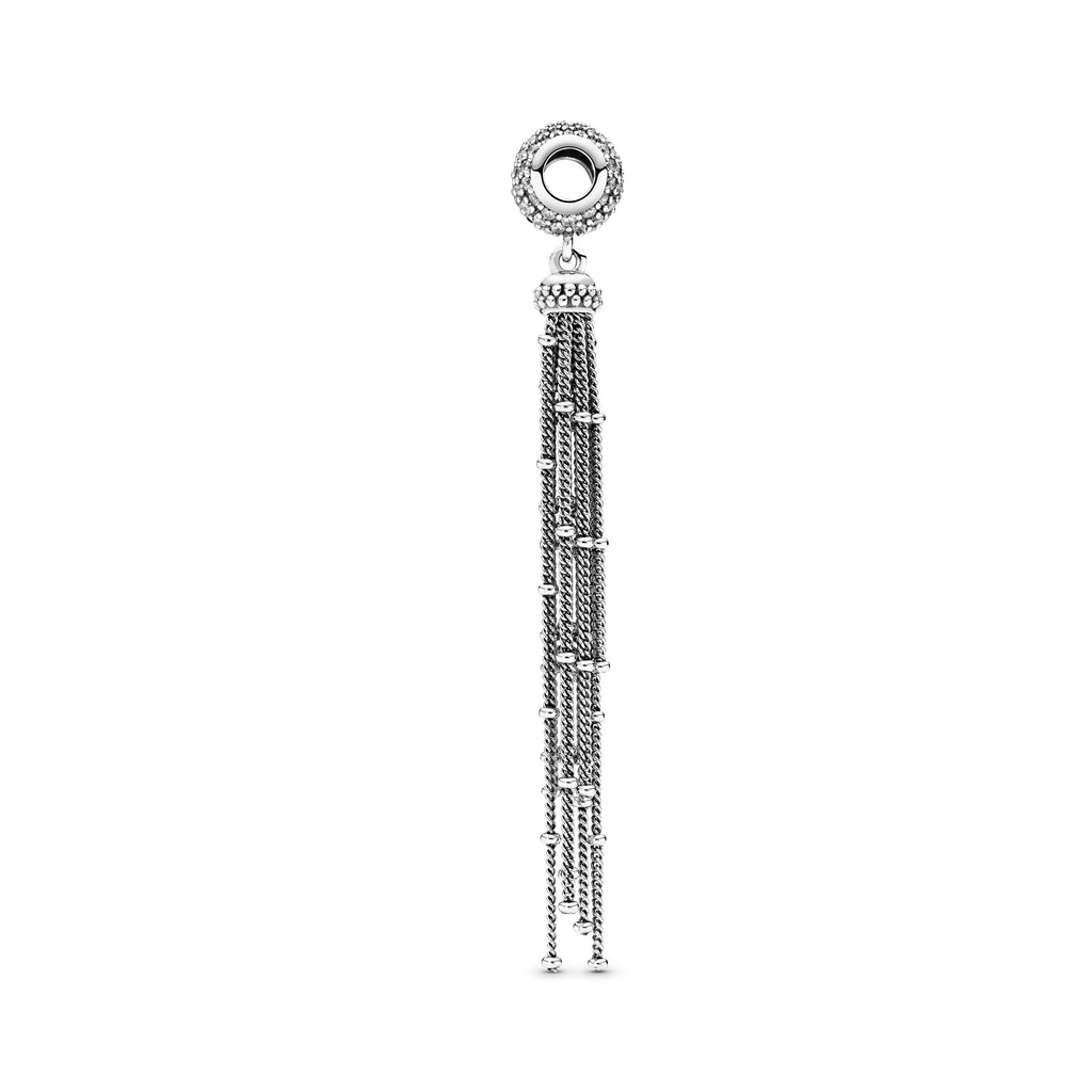 Pavé & Tassel Dangle Charm