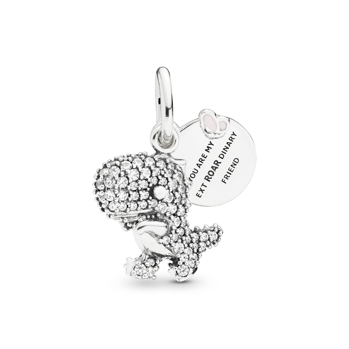 Pavé Dinosaur Dangle Charm